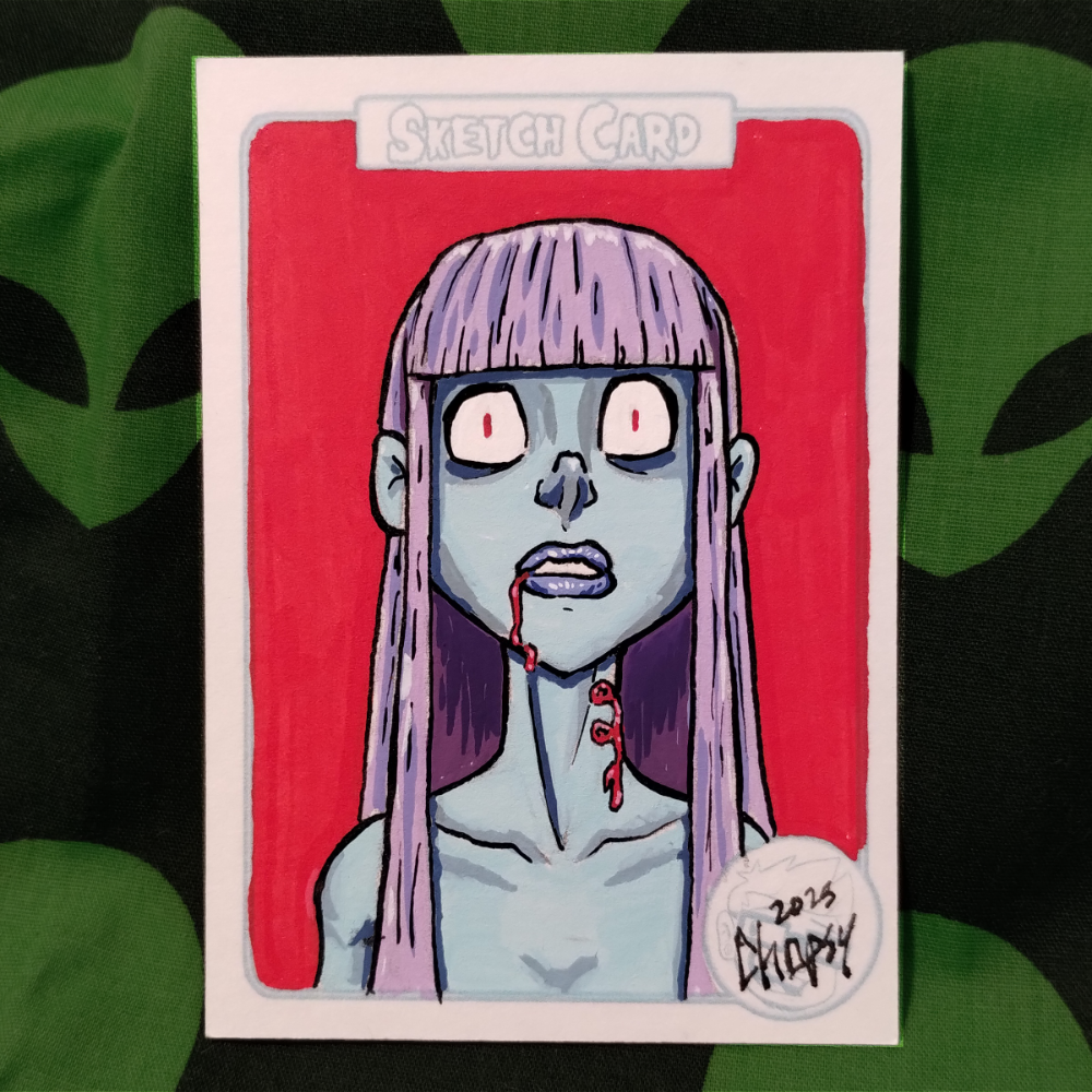 Vampire Bride Sketchcard